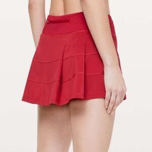 lululemon Pace Rival Mid-Rise Skirt (Regular Length) - Red